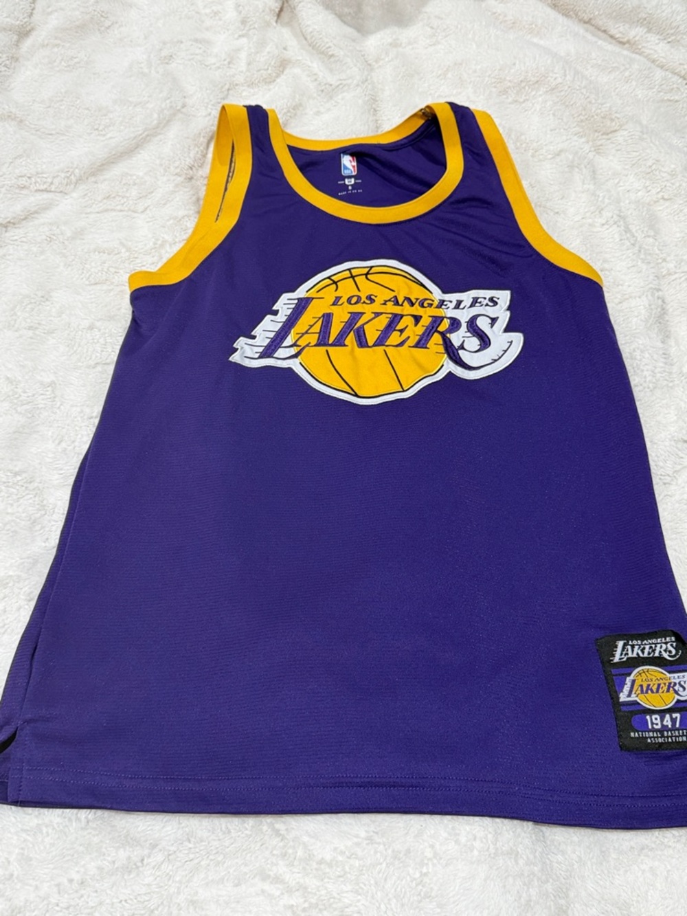 NBA Los Angeles Lakers Purple & Gold Sleeveless Jersey Tank